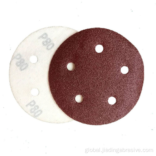 Sanding Disks 80 Grit 125mm 5 holes sanding disc disks 80 grit Factory